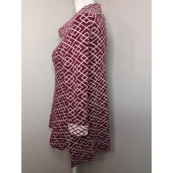 Anthropologie Moth Galena geometric alpaca cowl neck cozy sweater - Picture 2 of 8